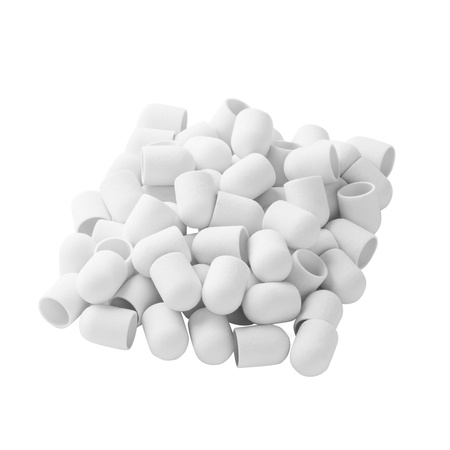 Exo kapturek ścierny 13 mm/150 100 szt. Hard Cap white 126295 Kosmed
